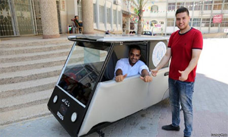 El coche solar palestino